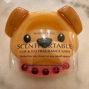 Bath & Body Works Dog Pink Gems Collar Air Freshener Visor Clip Scentportable